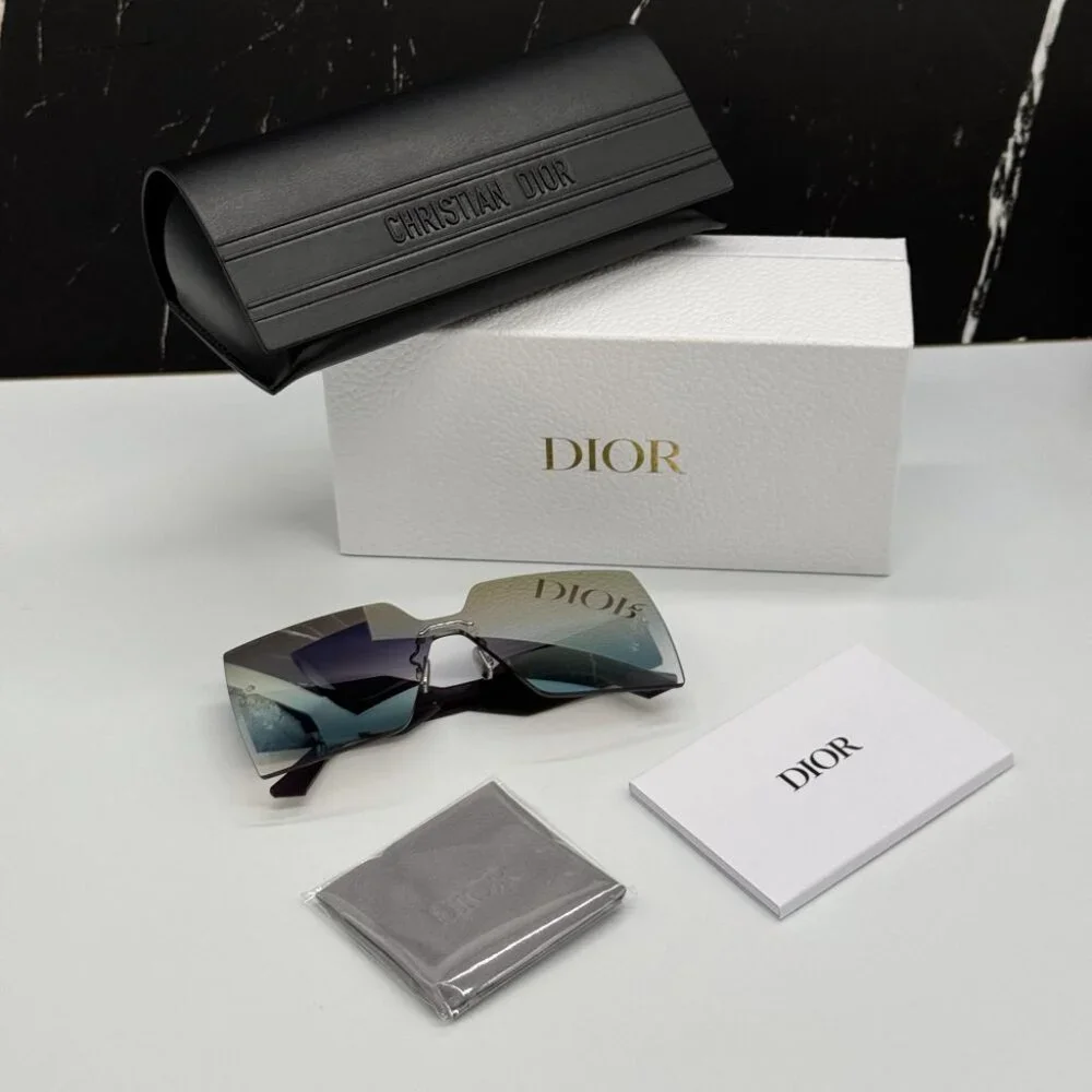 NEW DIORCLUB M5U F0A5 DIOR GREY WOMEN DIOR SUNGLASSES - Picture 13 of 13